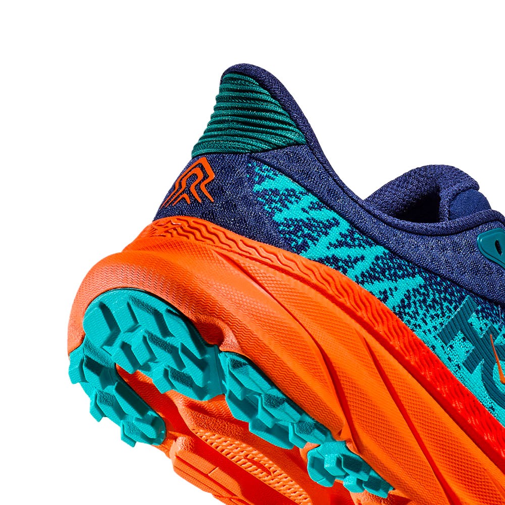 hoka challenger atr 7 ceramic vibrante arancio scarpe trail running uomo