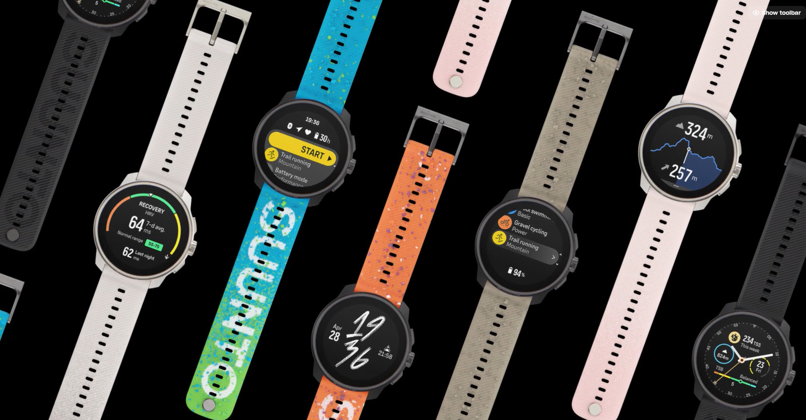 Suunto Race S variants still
