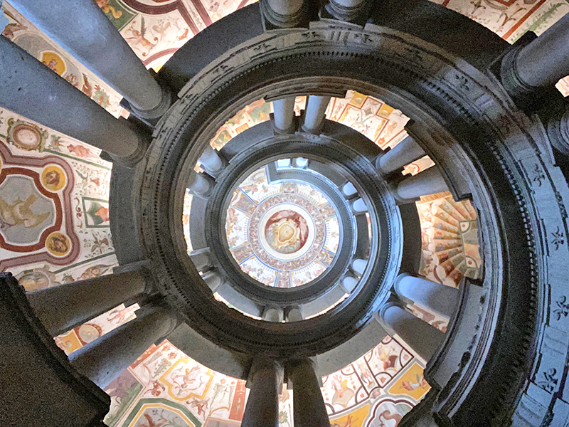 Palazzo Farnese di Caprarola. La Scala Regia