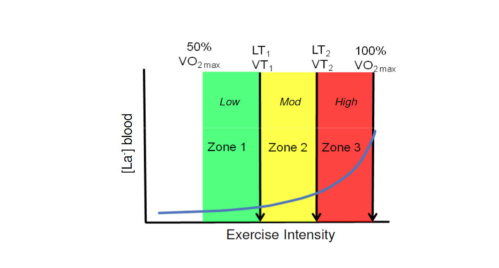 3 zone intensity model