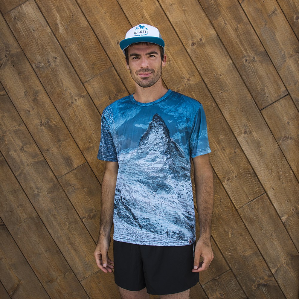 Francesco Rigodanza con la sua Wild Tee Cervino