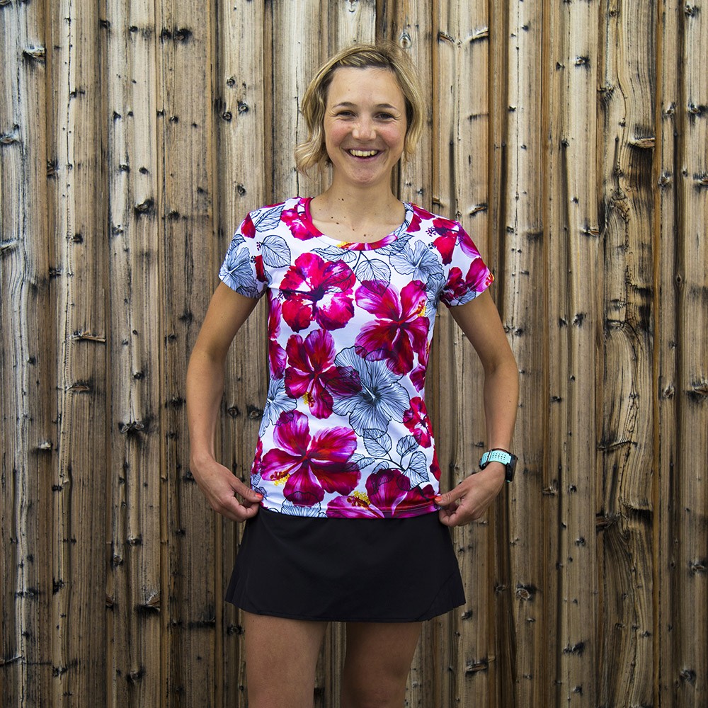 Giulia Scardoni con la sua Wild Tee Hibiscus