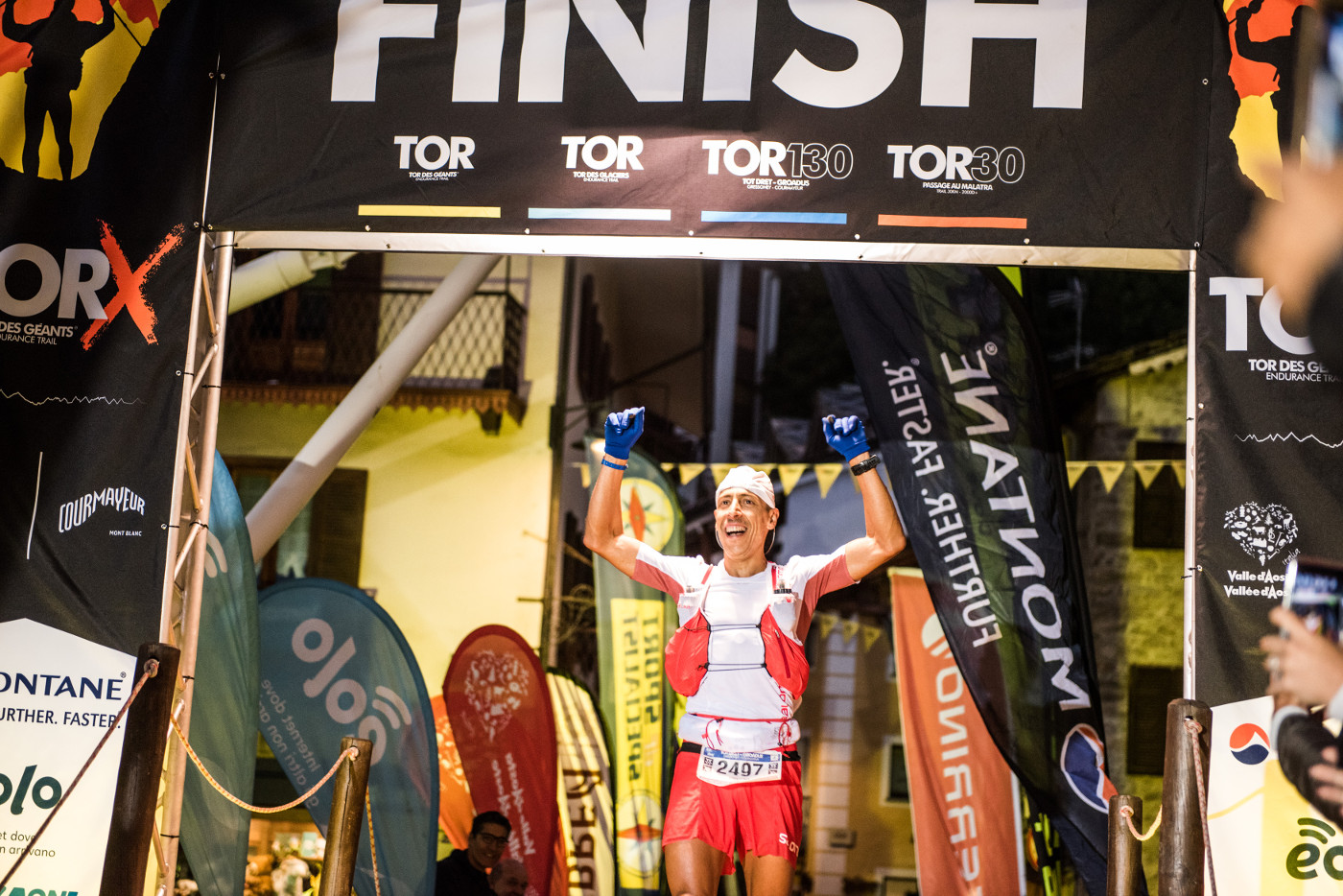 TOR130 19 Day2 Giuliano Cavallo Arrivi Courmayeur ph Giacomo Buzio 02